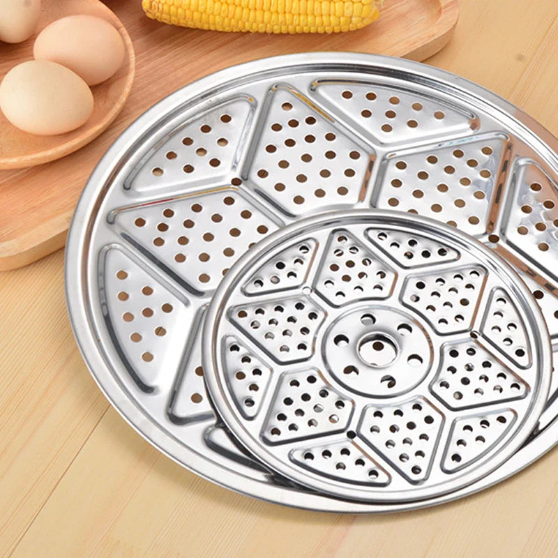 Afralia™ Stainless Steel Steamer Rack for Steaming Buns, Corn, Eggs - Durable Kitchen Gadgets