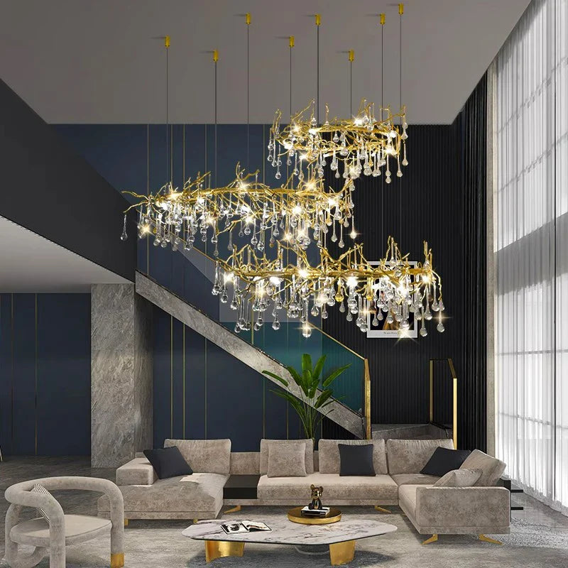 Afralia™ Modern Pendant Light Chandelier for Indoor Dining Room Lighting