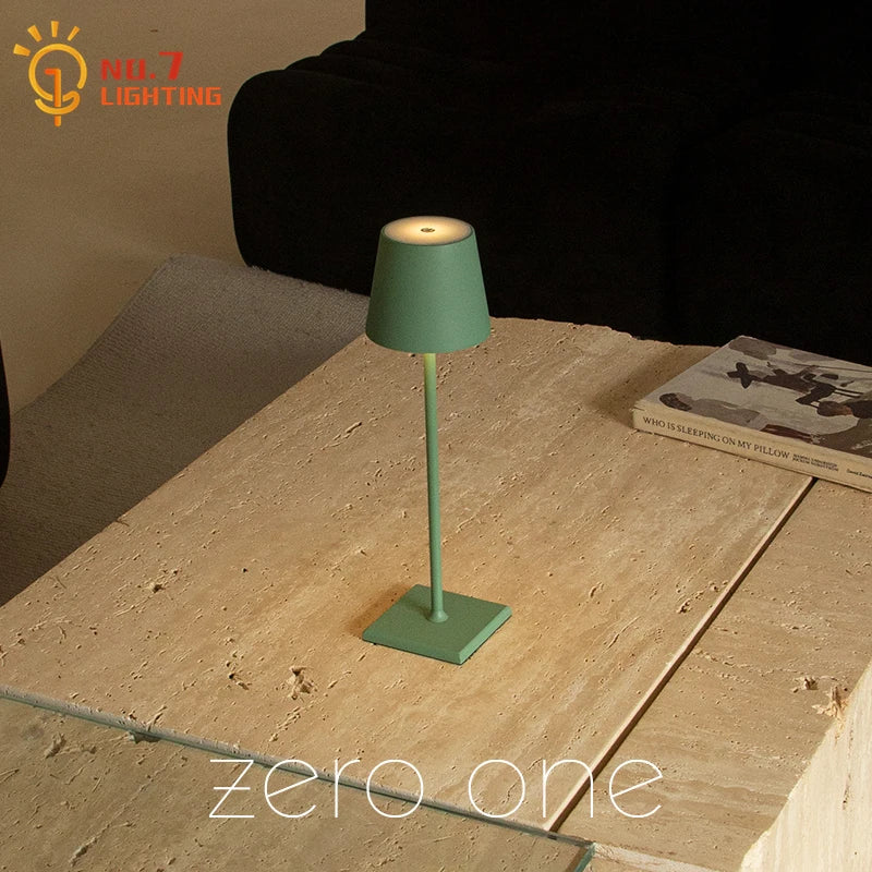 Afralia™ LED Touch Table Lamp for Home, Office, or Hospitality with USB Charging