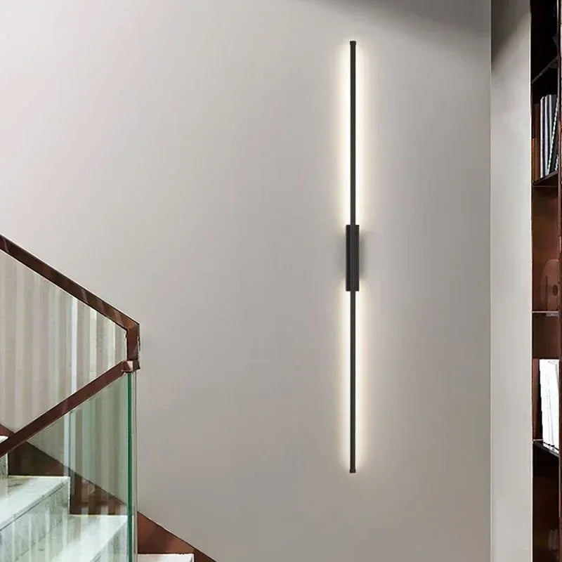 Afralia™ Nordic Slim LED Wall Sconces for Bedroom & Living Room