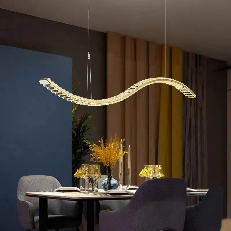 Afralia™ Modern Luxury LED Rings Chandelier: New Trend Circular Ceiling Lamp for Indoor Lighting