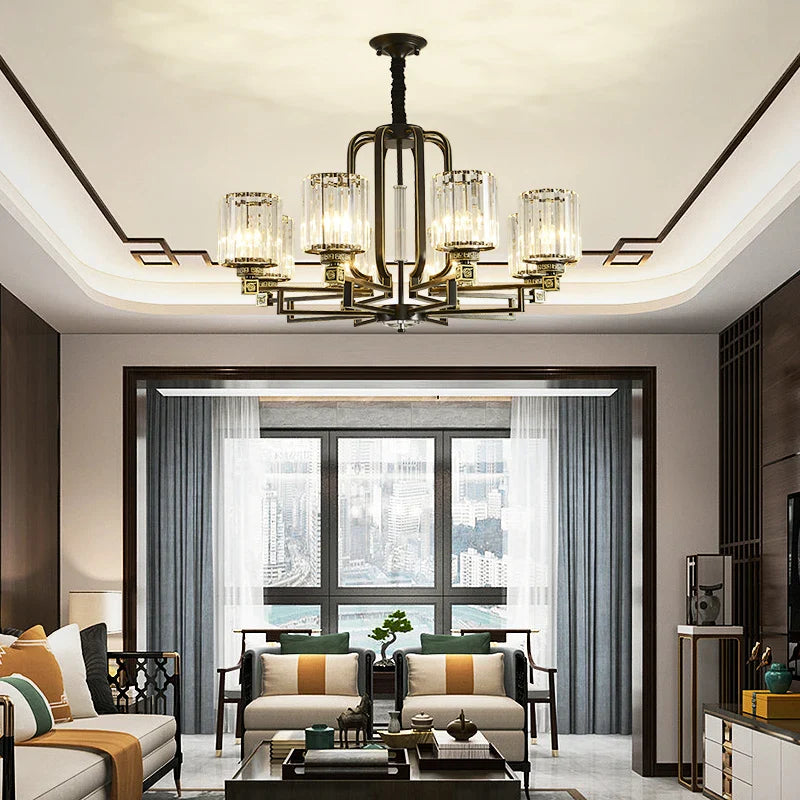 Afralia™ Crystal Luxury Chandelier: Modern & Creative Lighting for Living Room, Bedroom, and Restaurant