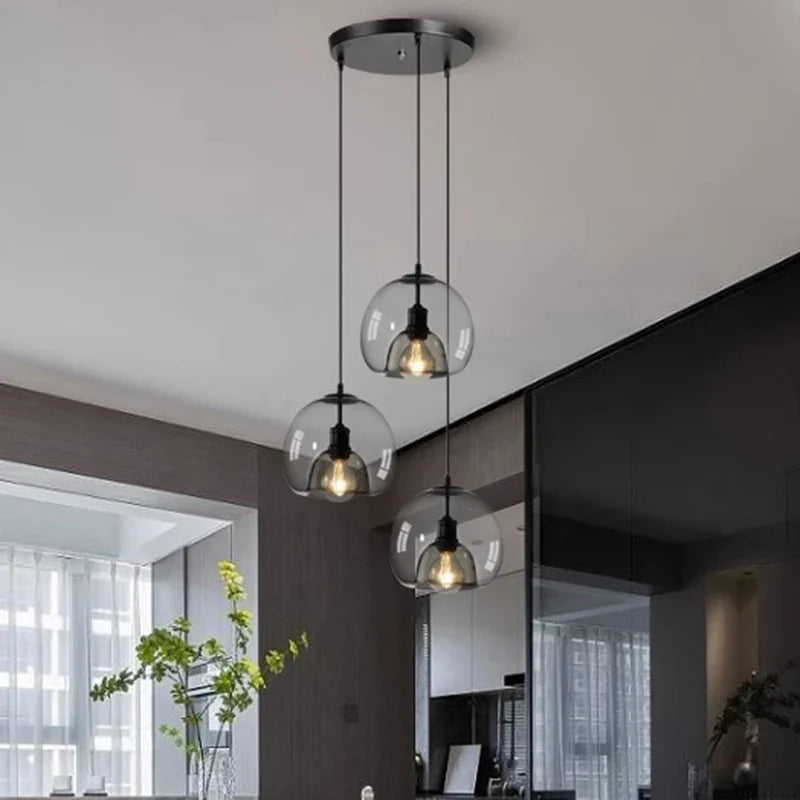 Afralia™ Modern Dine Room Pendant Lights LED Chandelier Ceiling Lamp Interior Lighting