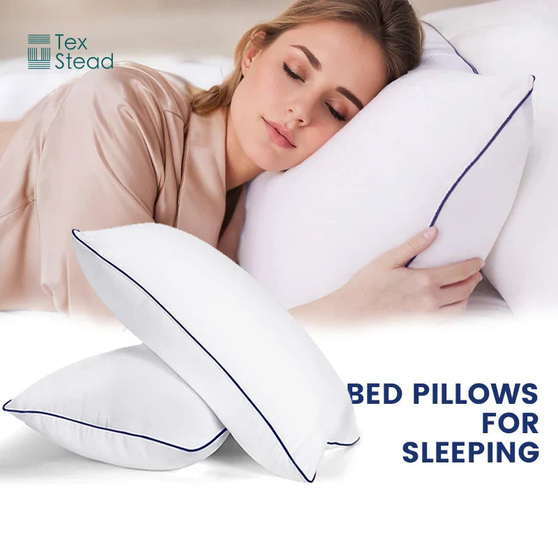Afralia™ Premium Soft Bed Pillows for Sleeping - Hotel Quality Down Alternative Fill