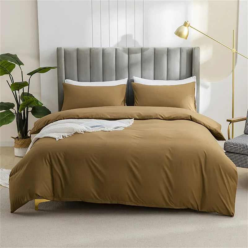 Afralia™ Brushed Duvet Cover Set | Soft Skin-Friendly Bedding | Full Queen King Twin Sizes