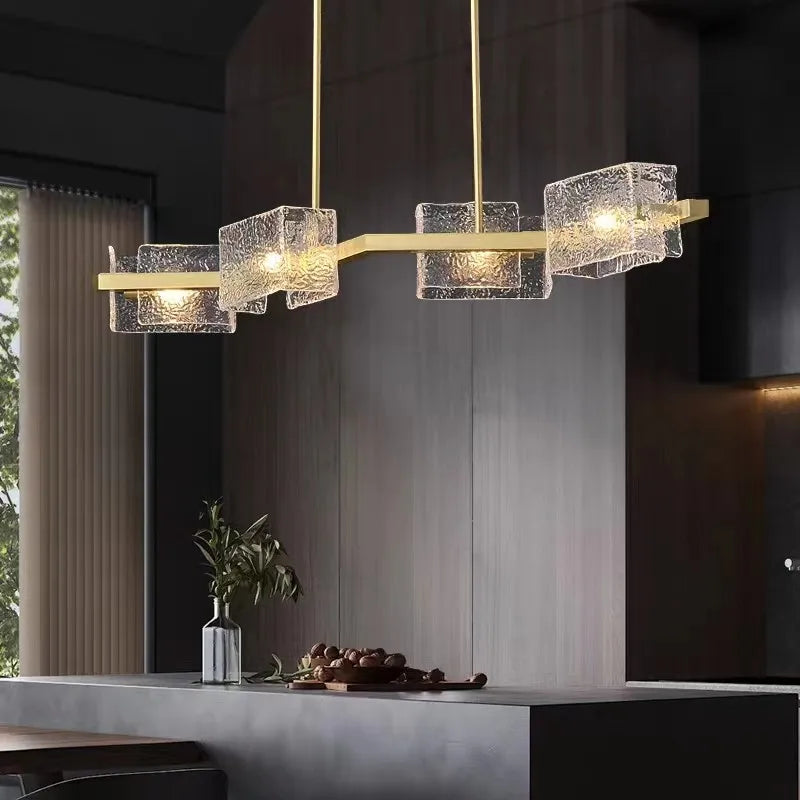 Afralia™ Crystal Ceiling Chandelier: Modern Luxury Pendant Light for Living Room and Restaurant