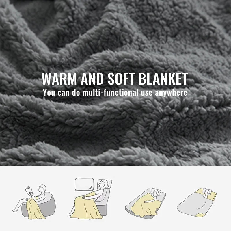 Afralia™ Cozy Knit Blanket for Home & Travel - Soft & Warm Throw Blanket