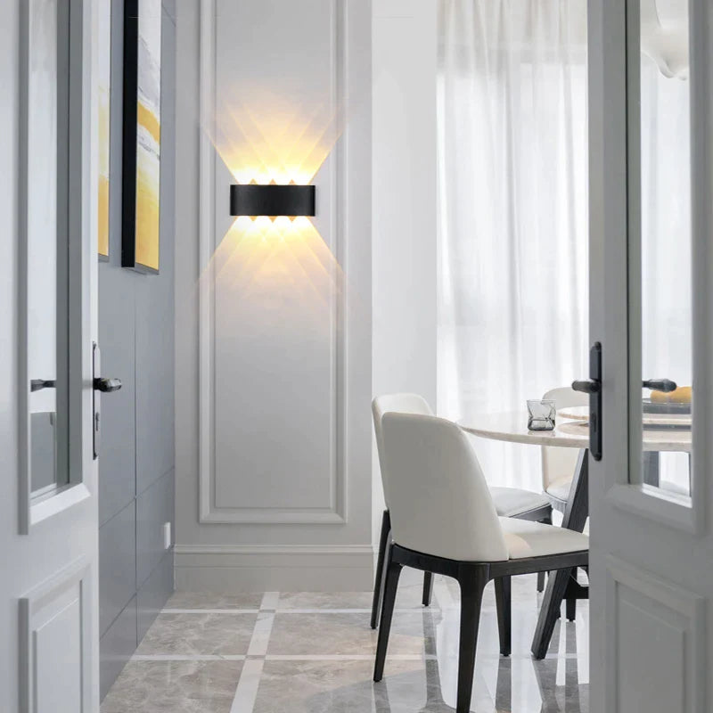 Afralia™ LED Wall Lamp: Modern Nordic Style for Living Room, Bedroom, and Aisle Lighting
