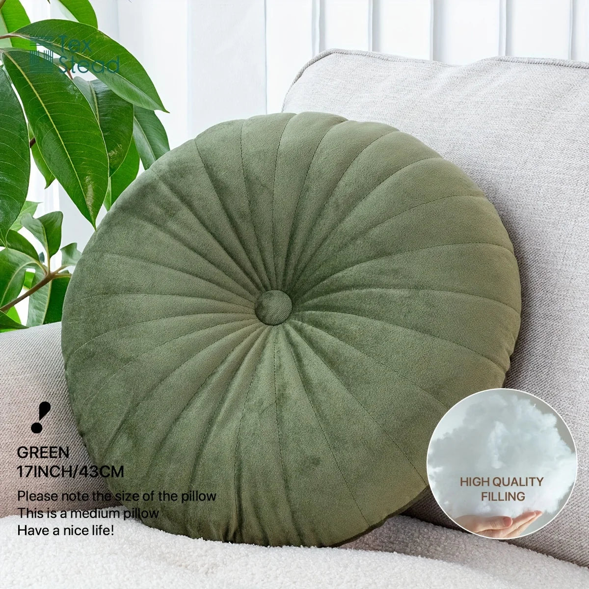 Afralia™ Floor Cushion: Soft, Durable, Comfortable Seat Cushion for Chairs and Sofas