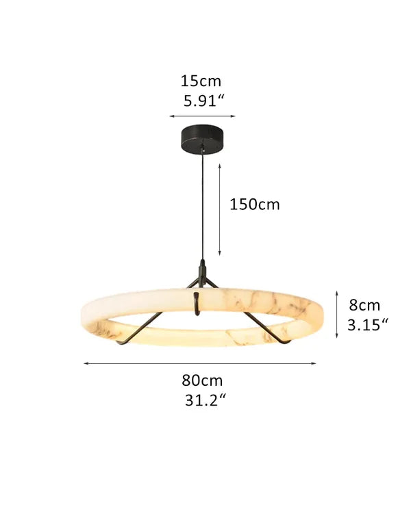 Afralia™ Marble Chandelier Pendant Light for Kitchen Dining Living BedroomLuxury Lighting