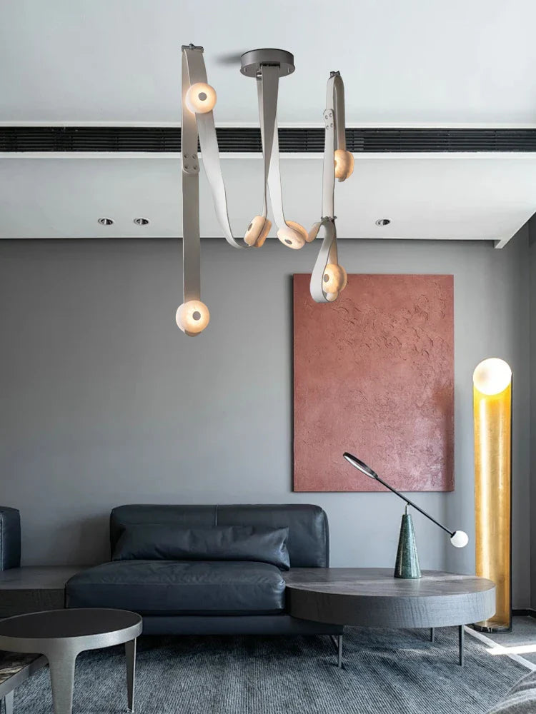 Afralia™ Marble Pendant Lights - Customizable Design, Dimmable Fixture