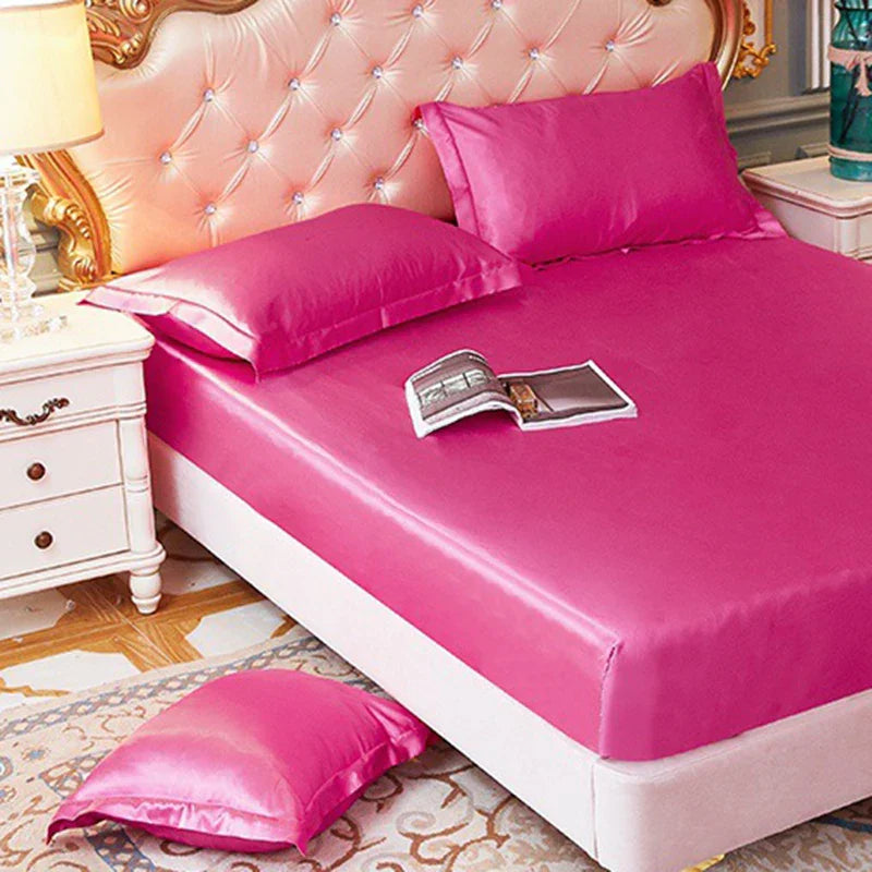 Afralia™ Satin Silk Pillowcase: Smooth & Skin-Friendly Solid Color Cover