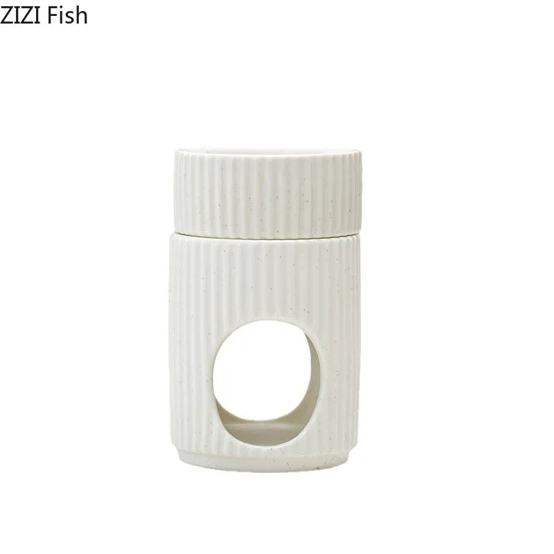 Afralia™ Ceramic Incense Burner Firewood Aromatherapy Tray | Room Aroma Diffuser