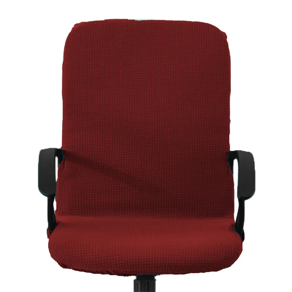 Afralia™ Solid High Armchair Cover Elastic Accent Seat for Home Office