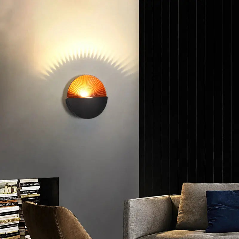 Afralia™ Modern Outdoor Wall Lamp Waterproof Aluminum Sconce for Courtyard Decoration