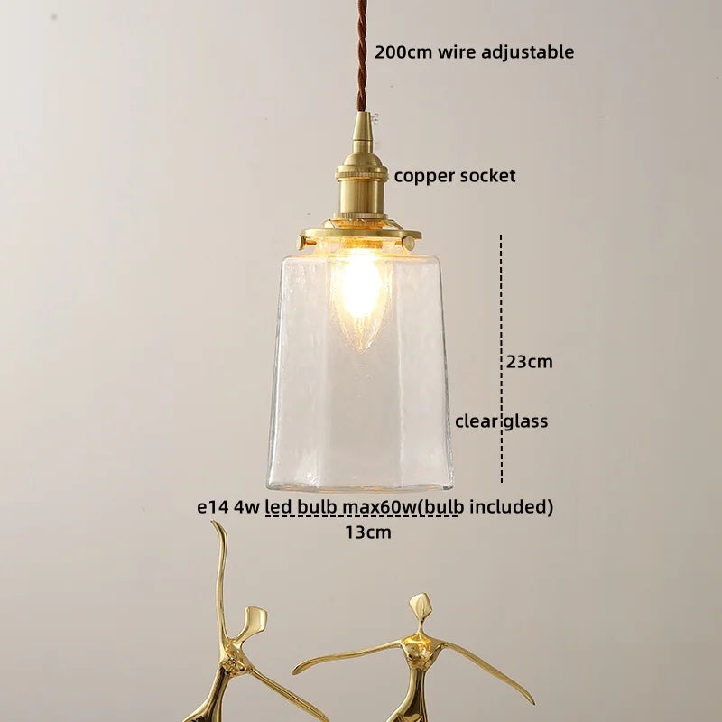 Afralia™ Ceramic Copper LED Pendant Lamps Modern Hanging Light Fixtures