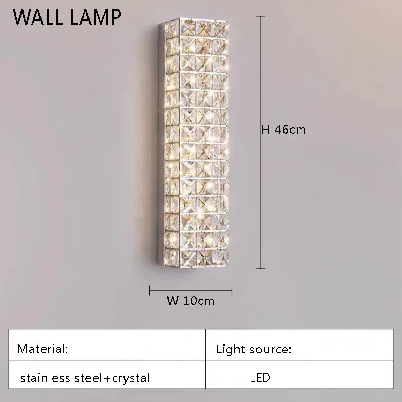Afralia™ Modern Round Crystal LED Ceiling Lamp for Luxurious Living Room Lighting