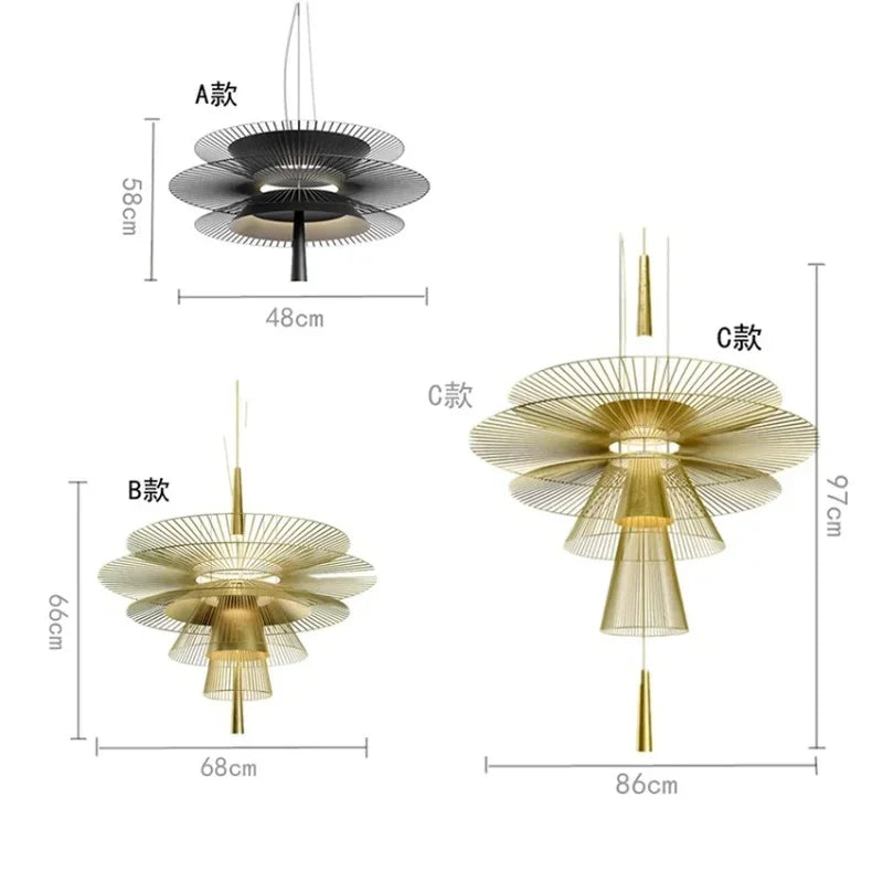 Afralia™ Modern Simplicity Pendant Lights for Bedroom Restaurant Bar Chandelier