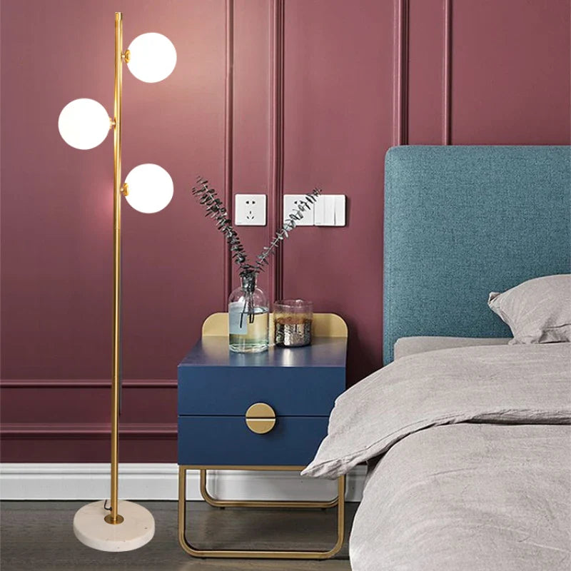 Afralia™ Modern Metal LED Floor Lamp for Stylish Home Decor and Lighting