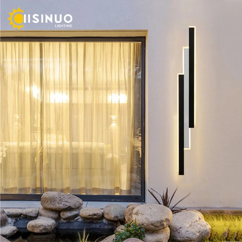 Afralia™ LED Outdoor Wall Lantern for Garden, Porch & Garage Lighting