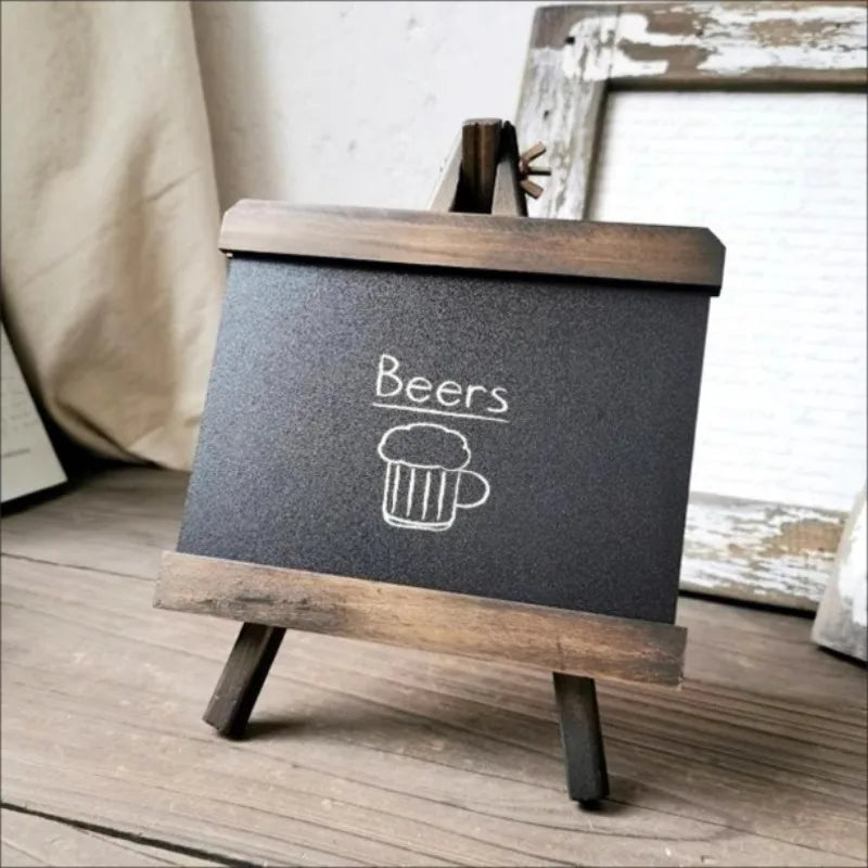 Afralia™ Mini Desktop Blackboard Easel for Coffee Shops and Restaurants