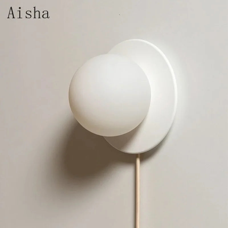 Afralia™ Ball Wall Light: Modern Creative Bedroom Lamp for Living Room Hotel Decor