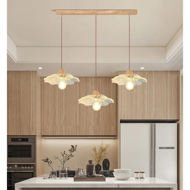 Afralia™ Vintage Crystal Glass Pendant Chandelier - Loft Dining Room Lighting Fixture