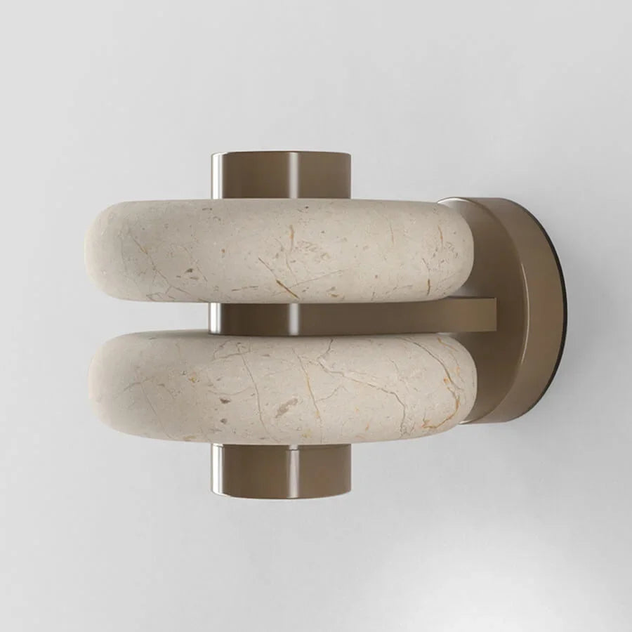 Afralia™ Marble Wall Light LED for Restaurant, Bedhead, Study, Cafe, Corridor - Postmodern Light Luxury
