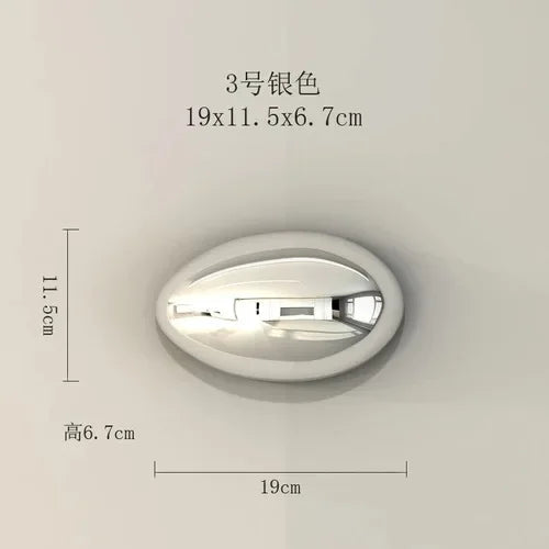 Afralia™ 3D Stone Wall Ornaments: Room Aesthetics & Decoration - Plating Craft Stone Pendants