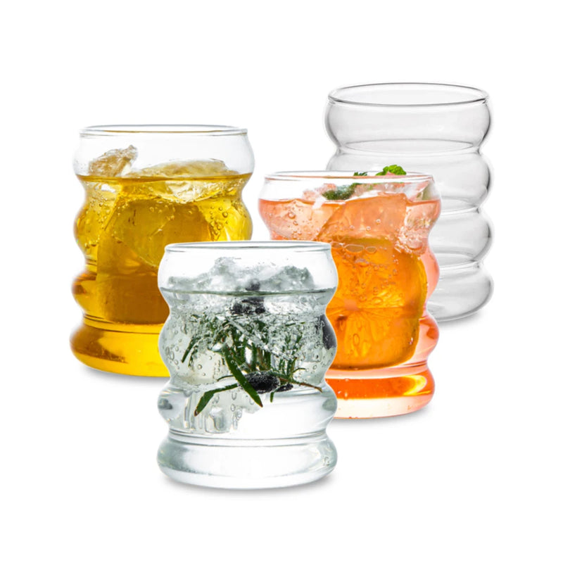 Afralia™ Creative Styling Glass Drinkware - 300ml Capacity | Perfect for Cocktails, Lattes