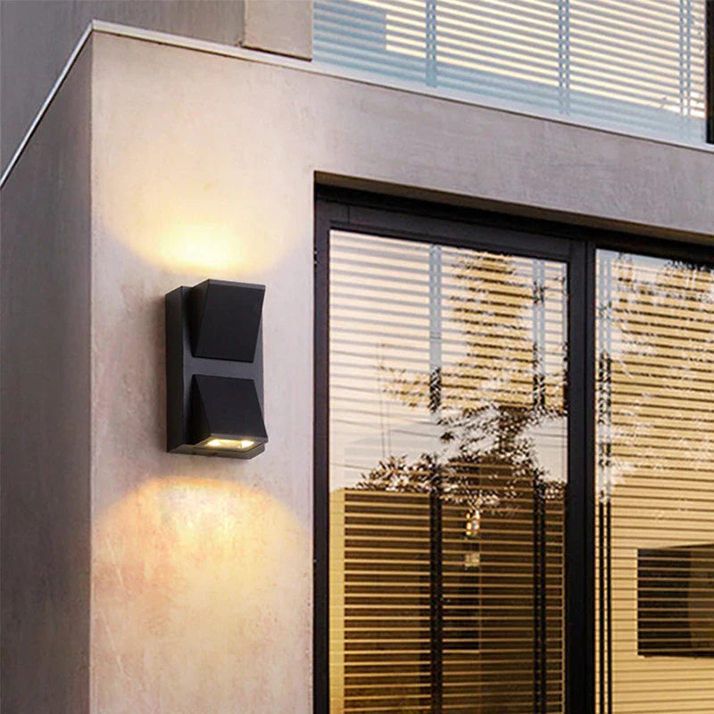 Afralia™ LED Wall Lamps: Modern, Creative, Waterproof for Outdoor Courtyard, Gate, Terrace, Garden.