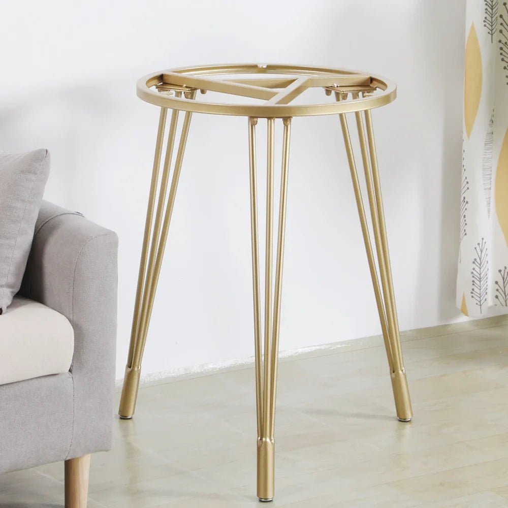 Afralia™ Metal Tea Table Leg Sofa Support Frame for Dining & Balcony Furniture