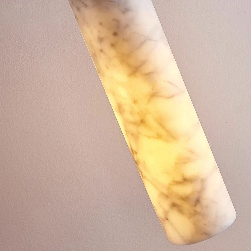 Afralia™ Cream Marble Chandelier Pendant Light for Luxury Bedroom and Bar Counter