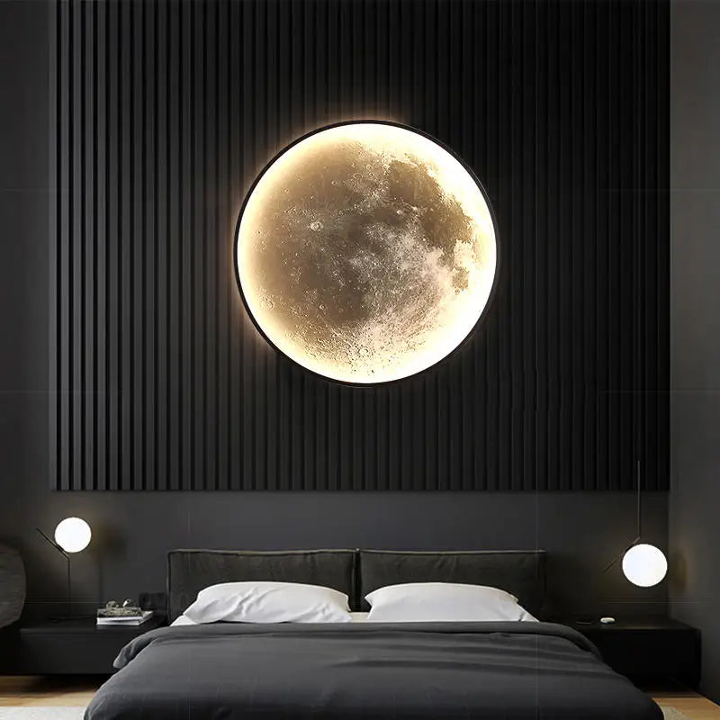 Afralia™ MoonGlow LED Wall Light for Bedroom & Living Room Decor