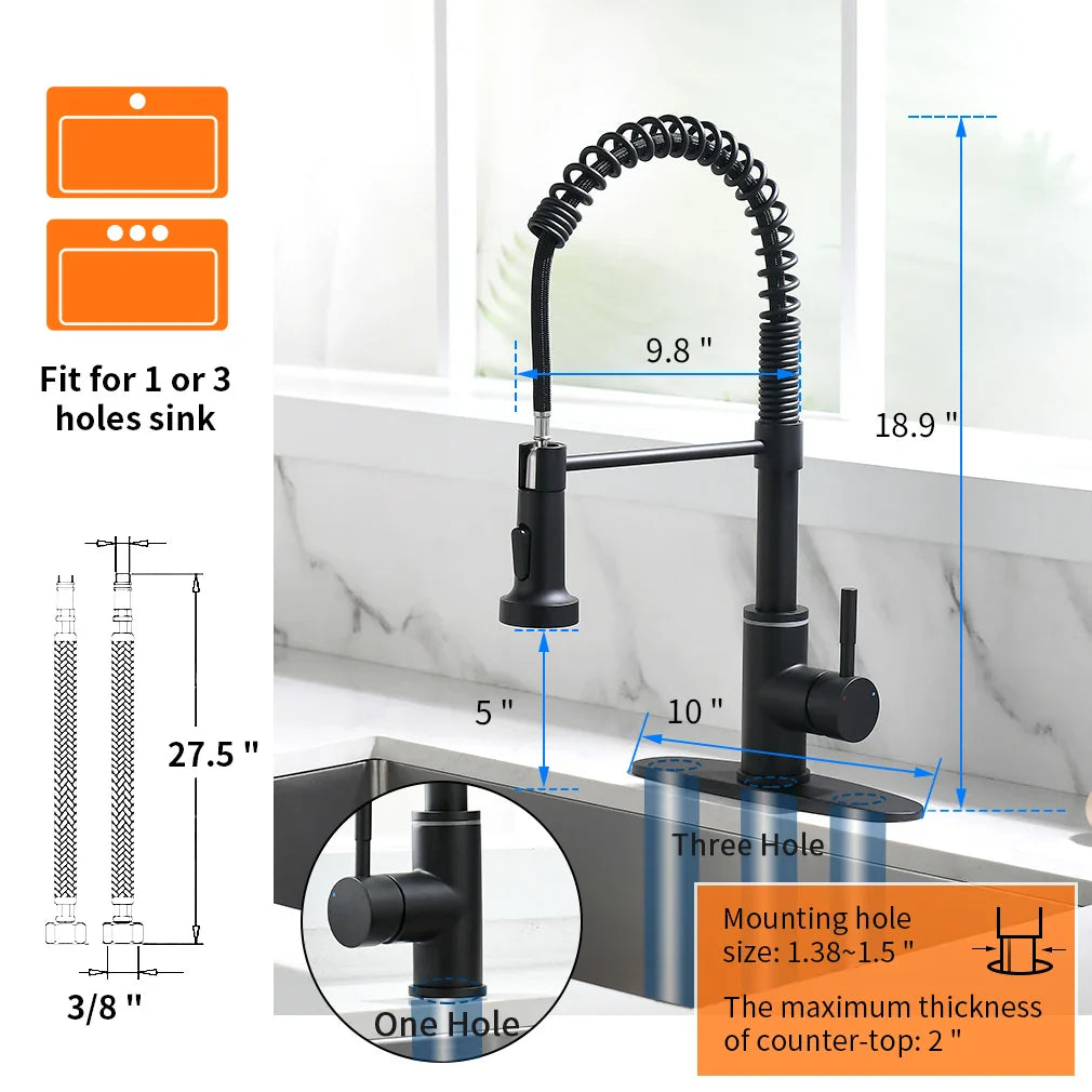 Afralia™ Smart Sensor LED Touch Kitchen Faucet Rotate Sink Mixer Tap WF-1066