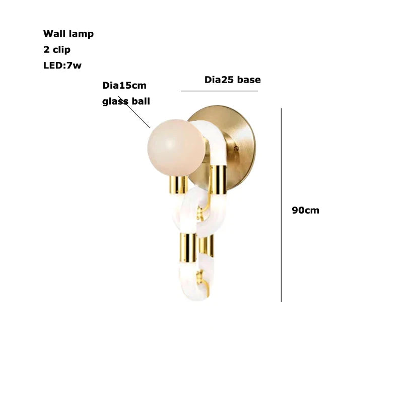 Afralia™ Gold High Ceiling LED Pendant for Trendy Decor in Living Room Villas