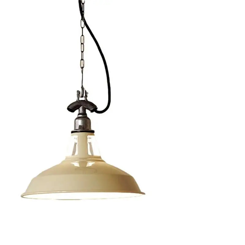 Afralia™ Vintage Industrial Style Green Lampshade for Living Room, Dining Room, and Bedroom