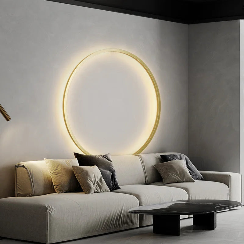 Afralia™ Elegant Round Wall Sconces for Home Indoor Lighting