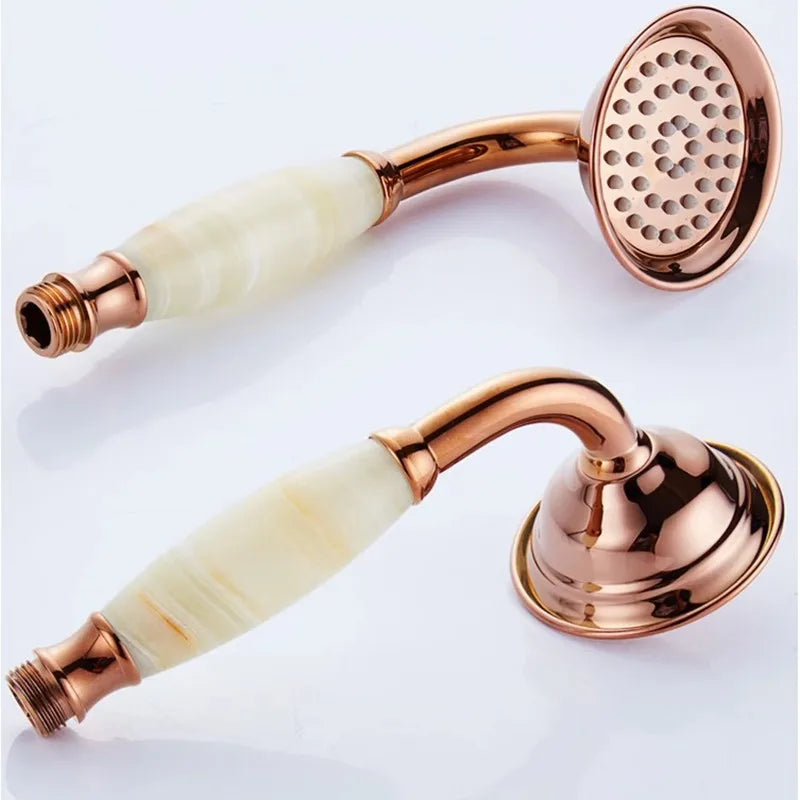 Afralia™ Rose Gold High Pressure Hand Shower Head for Antique Water Output