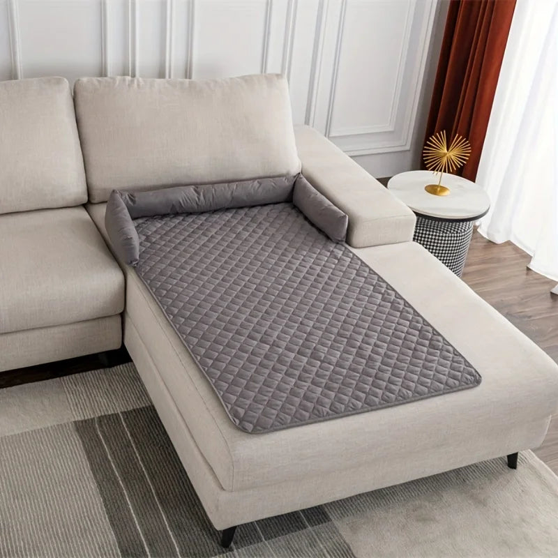 Afralia™ Waterproof Pet Sofa Bed with Removable Bolster Cushions for Dogs and Cats