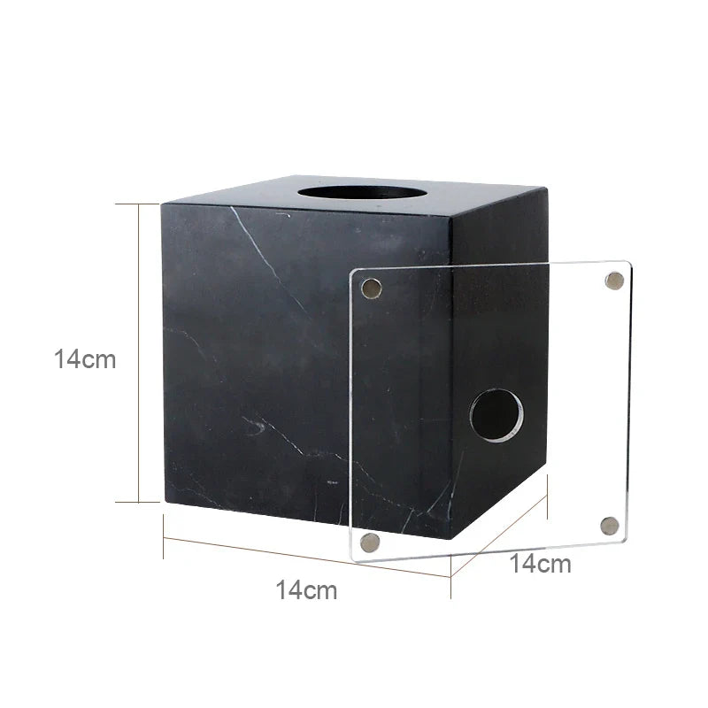 Afralia™ Nero Marquina Marble Bathroom Set - Luxury Bathroom Accessories