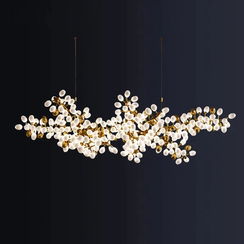 Afralia™ Modern Glass Luxury Chandelier for Home and Commercial Spaces