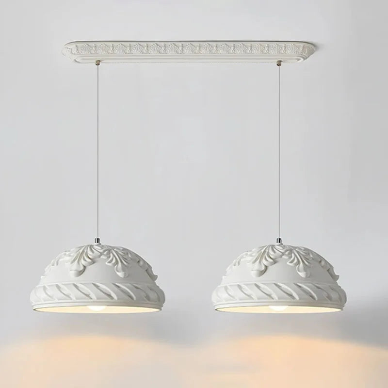 Afralia™ French Cream Style LED Chandelier for Restaurant Bar and Kitchen