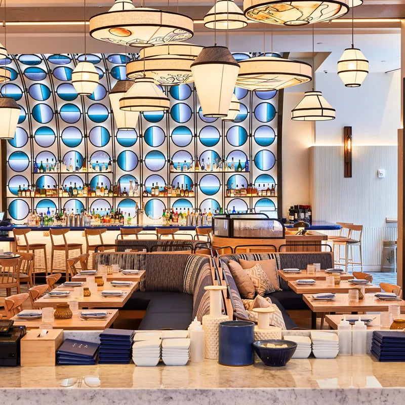 Afralia™ Colored Wabi Sabi Fabric Pendant Lamp for Homestay and Restaurant