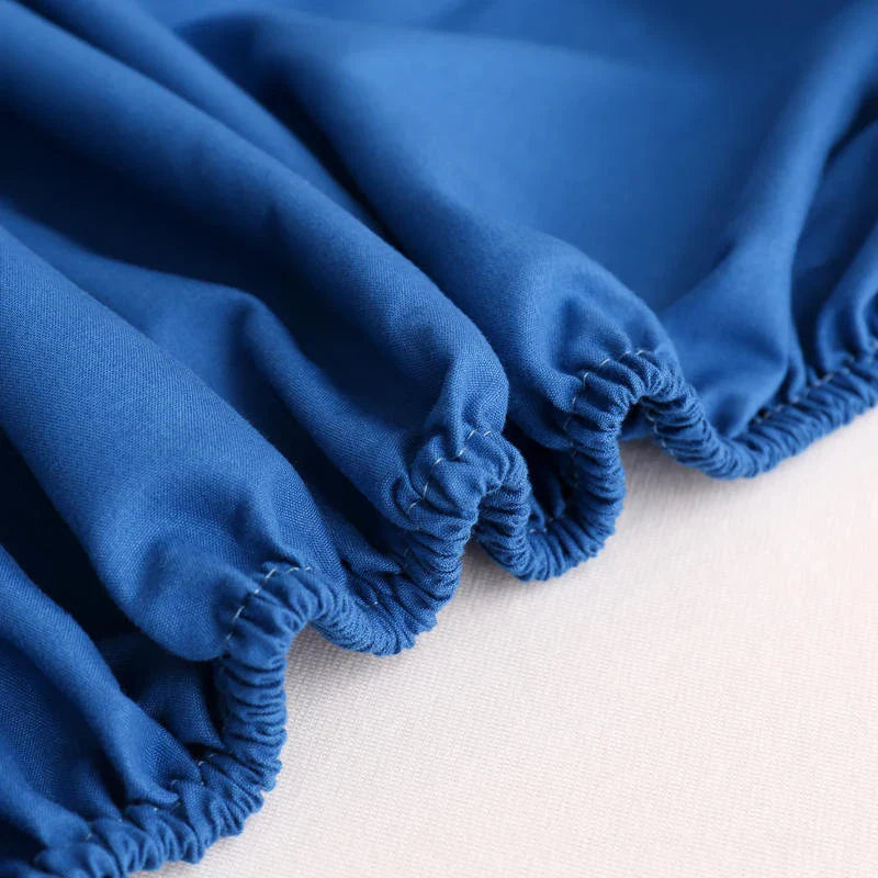 Afralia™ Soft Skin-Friendly 360° Fitted Bed Sheet with Elastic Band - Durable & Dapper