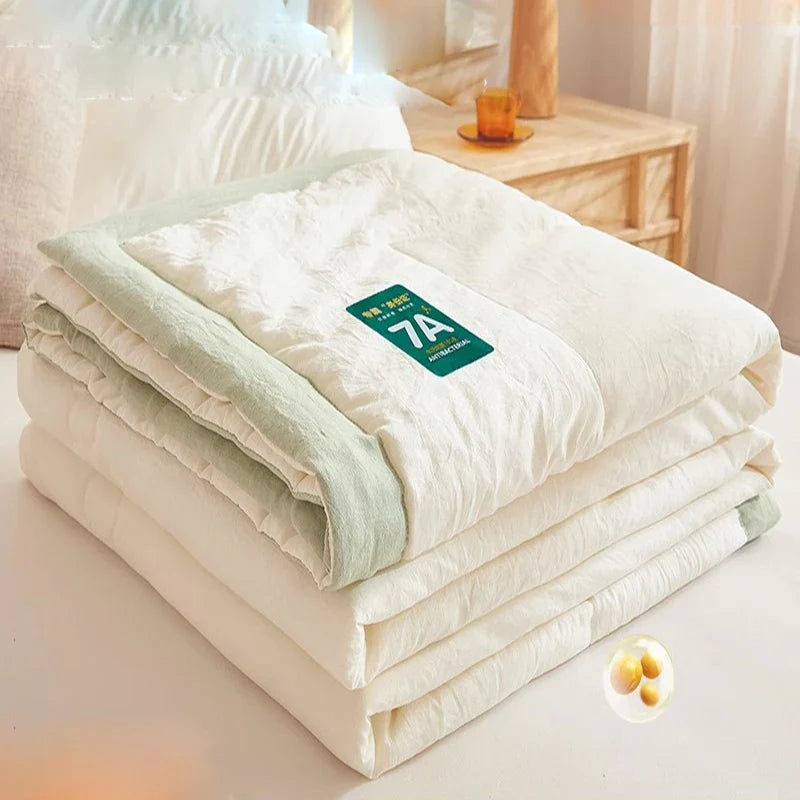 Afralia™ Summer Breeze Cotton Quilt for Queen/King Double Single Bed