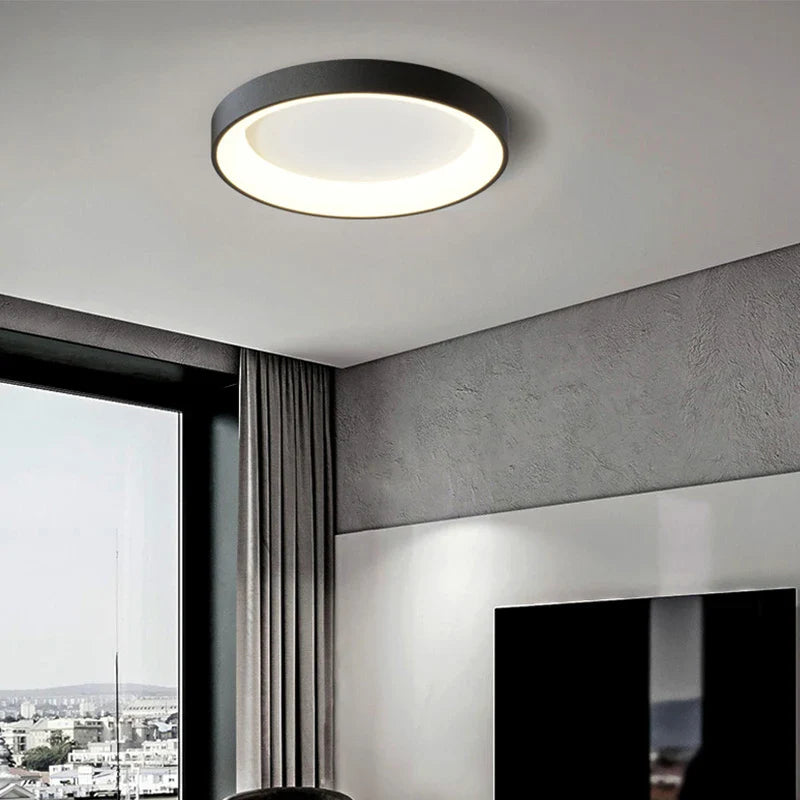 Afralia™ Round Ceiling Lights for Bedroom, Study, and Living Room - Modern LED Lighting Fixtures