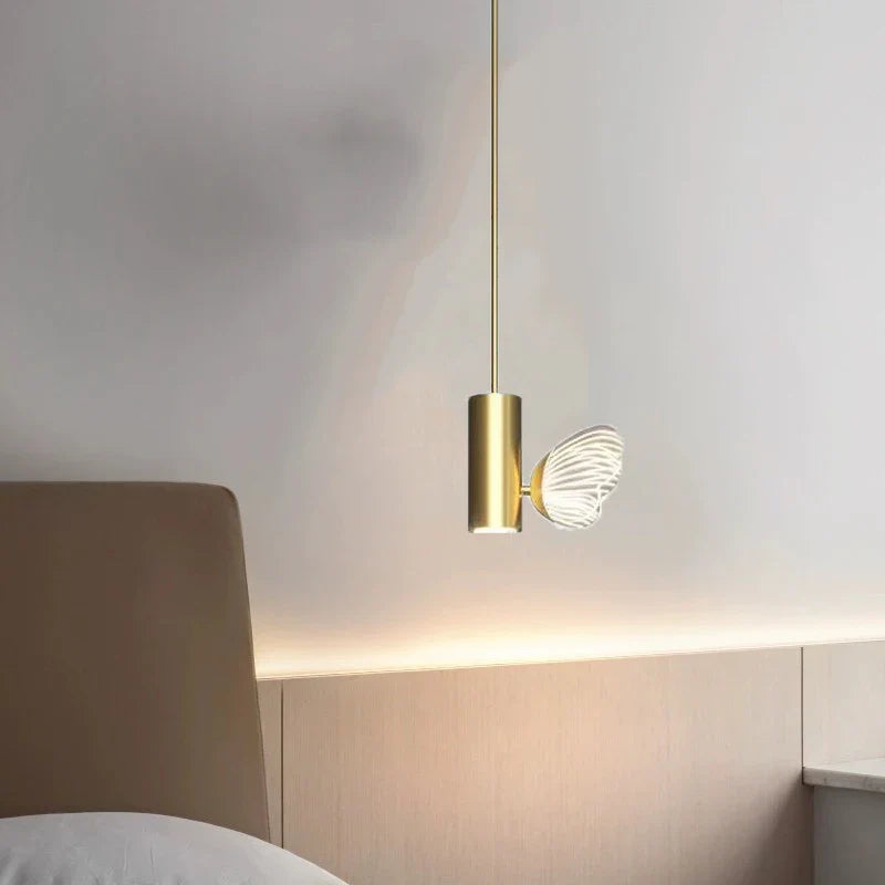 Afralia™ Nordic Butterfly LED Pendant Indoor Ceiling Lamp - Modern Living Room Decoration
