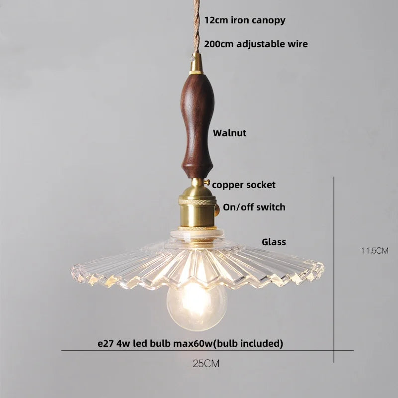 Afralia™ Modern Glass Flower Pendant Light for Living and Dining Room