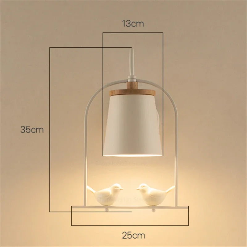 Afralia™ Modern LED Bird Wall Lights for Home Living Room Decoration